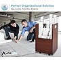 AdirOffice 20-Slot Mobile Roll File, 24.75"H x 15.25"W x 13.25"D, Mahogany (624-MA)~#|#~F2223E4B-EA46-457F-8CF3ACC16E286411_sc7