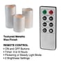 Lavish Home Flameless LED Candles, Silver, 3/Set (80-FC1003)~#|#~F2262756-9B31-44DA-B6AAB309CB911488_sc7