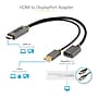 StarTech HDMI to USB A /Display Port Audio/Video Adapter, Male to Female/Male, Gray/Black (128-HDMI-DISPLAYPORT)~#|#~F227BBFC-C72A-409B-A4DEC6DB61FEF091_sc7