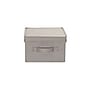 Household Essentials Medium Stackable Folding Fabric Storage Bin, 6" x 10"x 11", 11.42 Qt., Gray, 2/Pack (7411-1)~#|#~F22CA341-0412-4E5C-B48D93180E542C93_sc7
