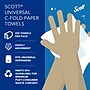 Scott Essential Recycled C-Fold Paper Towels, 1-ply, 200 Sheets/Pack, 12 Packs/Carton (01510)~#|#~F22DCB02-9978-4E3A-BC7B3BAA4FC69B3A_sc7