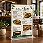 Azar 11" x 17" Sign Holder, Vertical, Table Top, Clear, Acrylic, 10/Pack (152708)~#|#~F22FBFD6-45A5-47ED-9046703BBC926A34_sc7