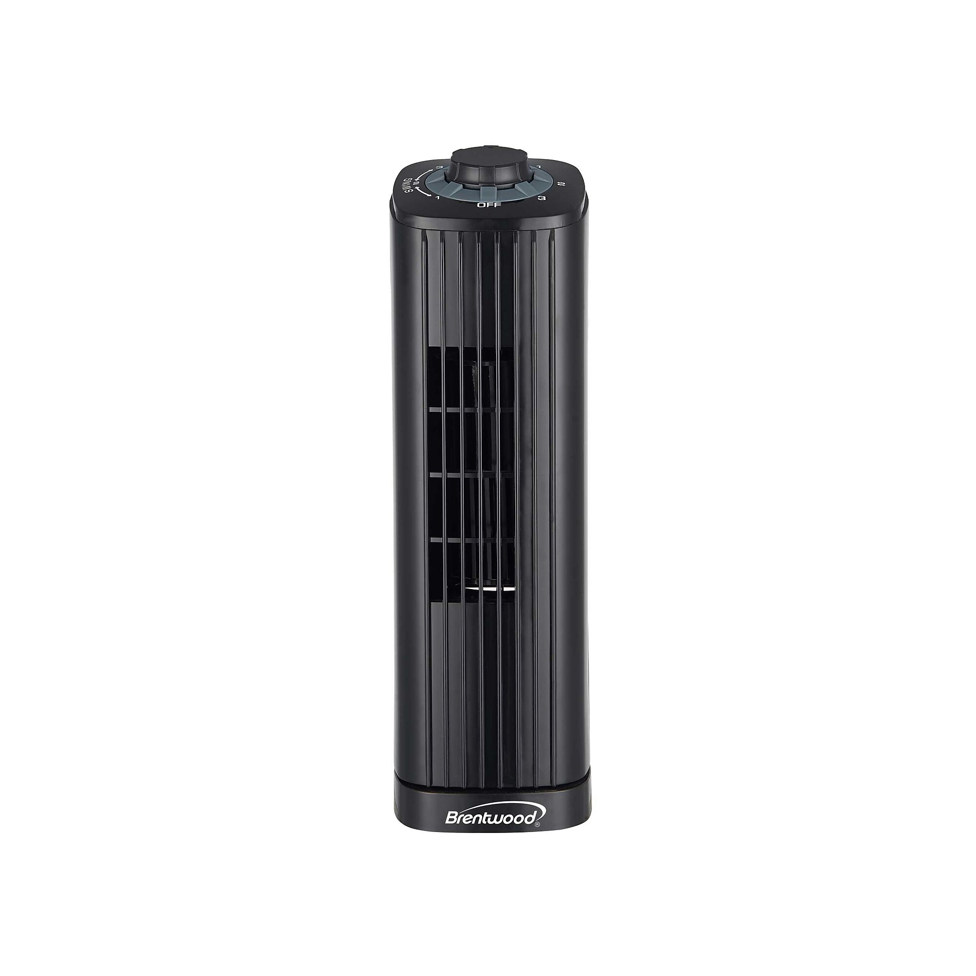 Brentwood 14-inch 3-Speed Oscillating Tower Fan, Black (BTWF14TBK) Sansujyuku sansujyuku.com