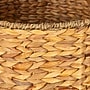 Household Essentials Round Handwoven Water Hyacinth and Seagrass Basket with Handles, Natural (HE1191)~#|#~F2354FBF-85A8-4BAE-8D15CB1633761E76_sc7