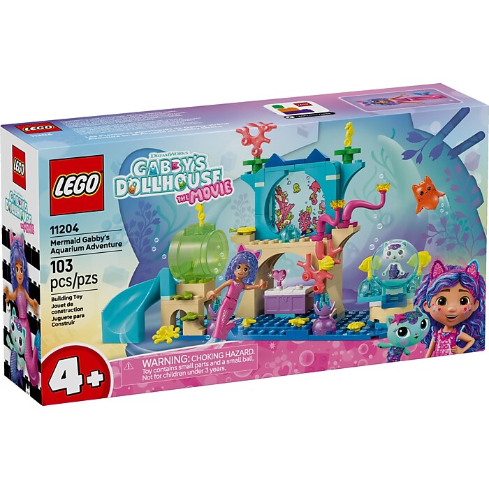 LEGO Gabbys Dollhouse Mermaid Gabbys Aquarium Adventure, 103