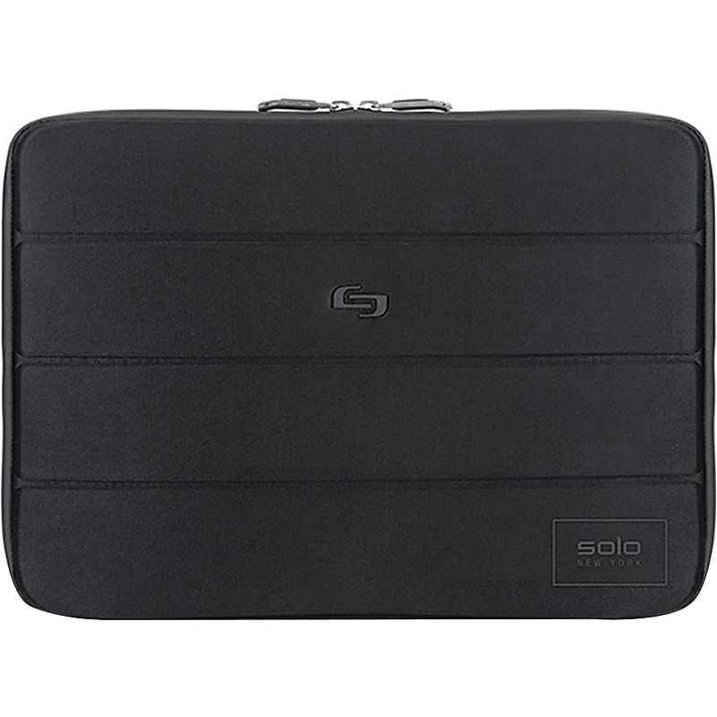 Solo New York Bond 13.3" Laptop Sleeve, Black (PRO113) image 1