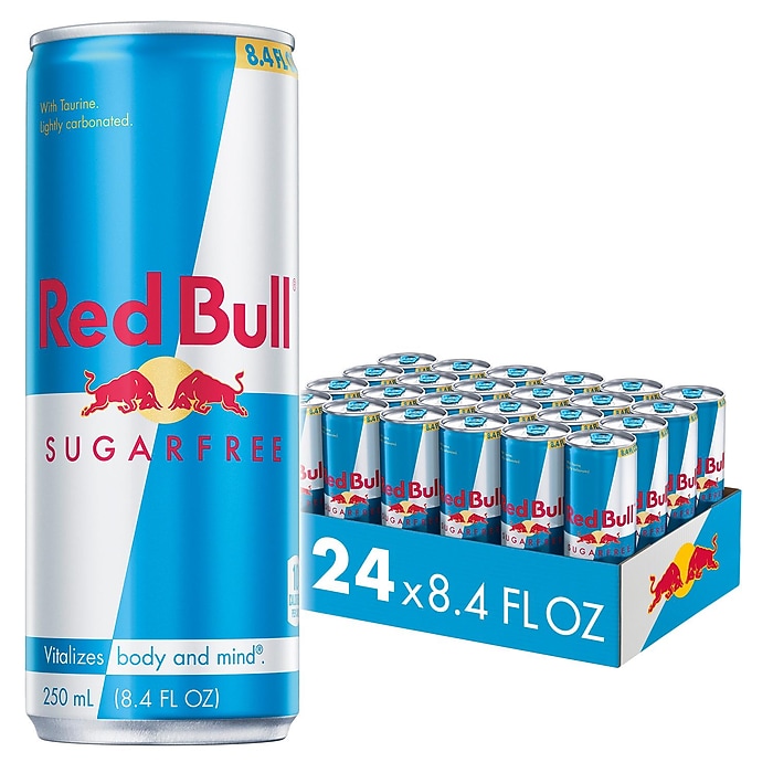 Red Bull Sugarfree Original Energy Drink, 8.4 oz., 24/Carton