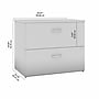 Bush Business Furniture Office in an Hour 2 Drawer Lateral File Cabinet, Mocha Cherry (OIAH011MRSU)~#|#~F236689C-E6B4-4F16-9FCEE90D54244F20_sc7