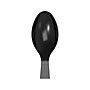 Dixie Individually Wrapped Polystyrene Tea Spoon, Medium-Weight, Black, 1000 Pieces/Carton (TM53C1)~#|#~F239CC85-A321-40FB-96F409C91104178A_sc7