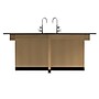 Diversified Woodcrafts Student Workstation with Sink, Oak Wood (2944K)~#|#~F23FAC28-4D64-4706-956AAECA3BD5805E_sc7