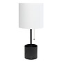 Creekwood Home 18.5" LED Table Lamp with USB Port, Black (CWT-1007-BK)~#|#~F242962F-82BB-4C8A-9BDA55BD5A3B6F7C_sc7