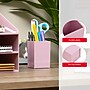 Staples Plastic Pen Cup, Dusty Pink (ST63861)~#|#~F243A5D8-1421-4866-AE117934DC7C22DB_sc7