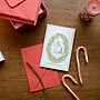 DesignWorks Ink Oval Wreath Holiday Cards, 5 x 7, Assorted Colors, 12 Cards/Box (THC46D-102ST)~#|#~F2455FFD-3F33-4FAE-A323BB913030A001_sc7