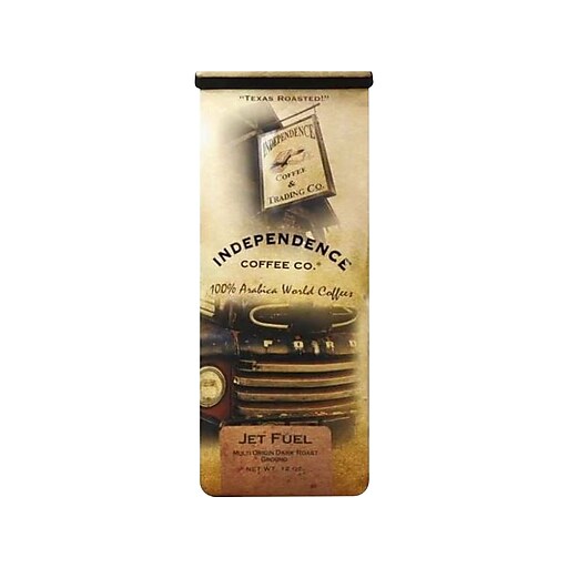 Independence Coffee Co. Jet Fuel Ground Coffee Packet, Dark
