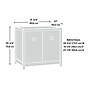 Sauder Cannery Bridge  30" Storage Cabinet with 2 Shelves, Sindoori Mango (429515)~#|#~F2466002-B479-4042-A3FA9FBBD1299ADF_sc7