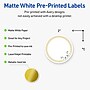 Avery Laser/Inkjet Circle Multipurpose Labels, 2" Dia., White, 120/Pack (S00D2N)~#|#~F251B577-E614-4B9C-933E1D4770C780BB_sc7
