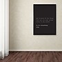 Trademark Megan Romo "What's a Motto" Gallery-Wrapped Canvas Art, 14" x 19"~#|#~F25736AB-D7EB-43E4-AEE8B07D9B615B31_sc7