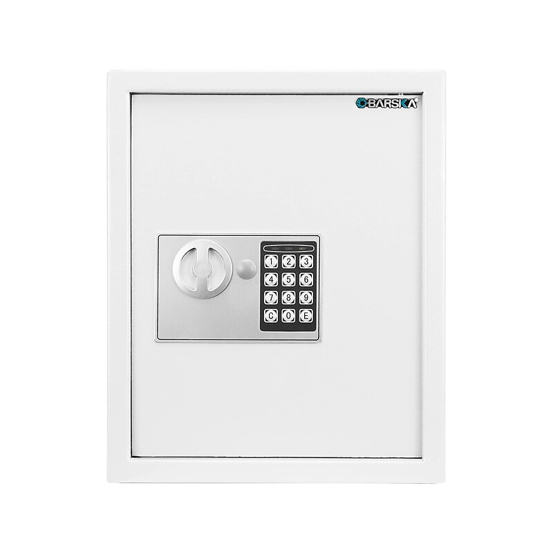 Barska 40-Key Digital Keypad Wall Safe, White (AX13964) image 1