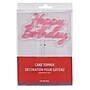 Party City Happy Birthday Cake Topper, White/Pink (AM100129)~#|#~F2588ED1-AE47-4236-94B4941FCA998171_sc7