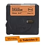 Brother P-touch Btag Label Tape, 1/2" x 13.1' (12mm x 4m), Black on Orange (BTAGT31)~#|#~F259CE7C-E8EC-4FED-8C553A4849119268_sc7