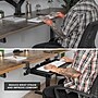 Mount-It! Adjustable 24"W Clamp-On Keyboard and Mouse Tray, Black (MI-7180)~#|#~F25AA5EB-200B-4076-824A8E0F8260A7C5_sc7