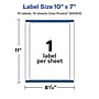 Avery Laser/Inkjet Rectangle Waterproof Multipurpose Labels, 3.44" x 0.94", White, 180/Pack (94218)~#|#~F25AF5EE-DAB1-4574-9AE0C32A6419A640_sc7