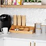 Mind Reader 11 Compartment Wood Coffee Organizer, Brown (COMORGBM-BRN)~#|#~F25BAEE5-E5CB-49A3-AF997383C2437C81_sc7