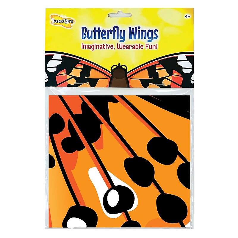 Insect Lore Dress-Up Painted Lady Butterfly Wings, Multicolored (ILP4800) image 1
