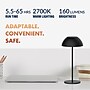 Newhouse Lighting Aurora 15" LED Table Lamp, Black (NHTL-AU-BLK)~#|#~F267ABF5-3D4E-4E28-B481F8D3DAB8CD1A_sc7