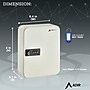 AdirOffice 30 Key Combination Lock Key Cabinet, White (682-30-WHI)~#|#~F26BCE38-73DB-44F1-962B1EB5CA7C1795_sc7