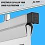 AdirOffice Hanging Clamp Document Holder, 24", Horizontal, Silver Aluminum, 12/Pack (ADI6026--2)~#|#~F26C111B-DBED-4073-876C51E56B52E826_sc7