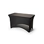 ICEBERG iGear Fabric Table Cover, Polyester/Spandex, 4', Black (16511)~#|#~F26F3EE5-5BED-4C09-8D9682EDFF232C12_sc7