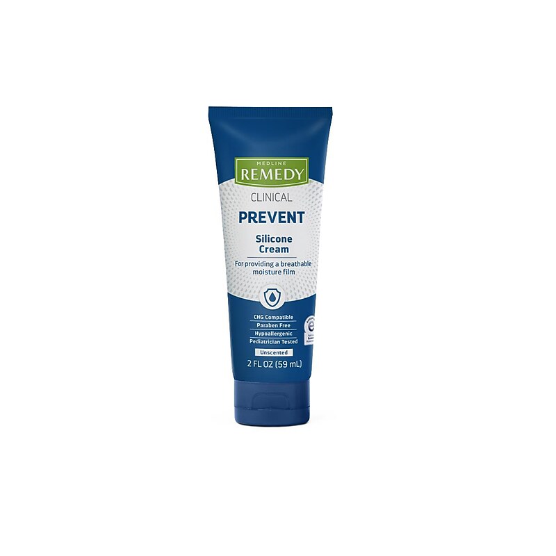 Medline Remedy Clinical Silicone Skin Cream, Unscented, 2 oz., Tube, 24/Carton (MSC092532UNSC) image 1