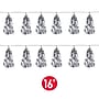Beistle Metallic Silver Tinsel Garland, Silver, 2/Pack (59927-S)~#|#~F2711DDD-E014-4A27-9092CF59E80E1762_sc7
