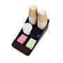 Mind Reader Plastic 7 Compartment Coffee Cup and Condiment Organizer, Black (COMP7-BLK)~#|#~F2773A6D-053F-40AF-91F2DA99165A16DD_sc7