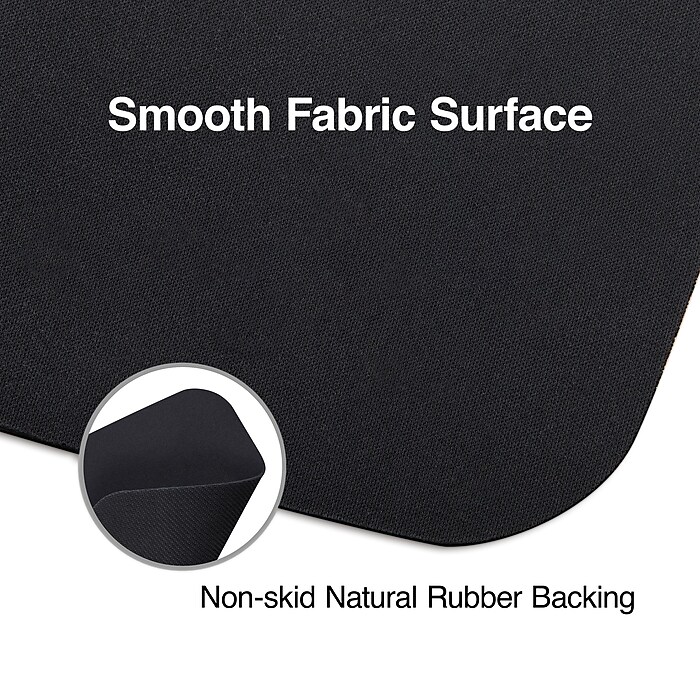 Staples TECH Non-Skid Mouse Pad, Black (382955-CC) | Staples