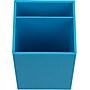 JAM PAPER Plastic Pen Holder, Blue (341bus)~#|#~F27C234B-7C5C-424B-95A5D56E045FD4D5_sc7