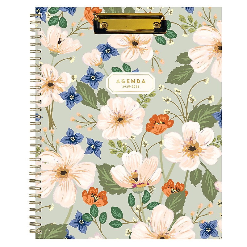 2025-2026 Blue Sky Franello 8.5" x 11" Academic Year Weekly & Monthly Planner, Multicolored (151566) image 1