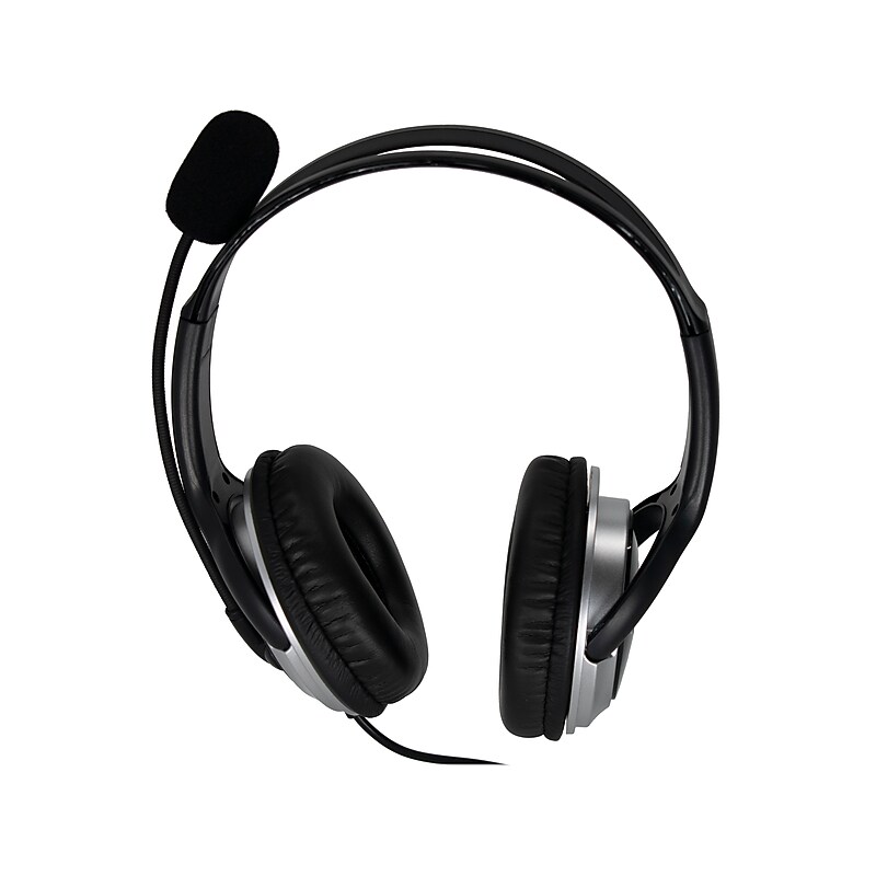 Spracht Noise-Canceling Stereo On-the-Ear Computer Headset, Black (ZUMWDUSB2) image 1