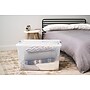 Iris 132 Qt. Latch Lid Storage Box, Clear (100251)~#|#~F27CA114-7010-47C5-93087CCD32DAD67A_sc7