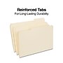 Staples 30% Recycled Reinforced File Folder, 1/3-Cut Tab, Legal Size, Manila, 100/Box (ST606814/606814)~#|#~F27D8F4C-56C4-4D4B-820B5F01AD413548_sc7