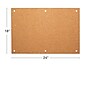 Excello Brands Cork Bulletin Board, Black and Gold Wall Posts, 18" x 24" (CRKBRD-1824-BG)~#|#~F27FFE98-5A7B-44B1-88000B96020DA32D_sc7
