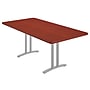 Correll Curvature Collection 72"W x 36"D Conference Table, Cherry (CC3672R-21-14-21)~#|#~F2825B46-F35E-407C-8F4E0A8802D5DA65_sc7