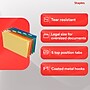 Staples Heavy Duty Reinforced Hanging File Folders, 1/5-Cut Tab, Legal Size, Assorted Colors, 25/Box (ST18657-CC)~#|#~F2864A96-B2AB-4906-B12A02D7EF85DBA8_sc7