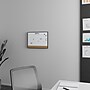TRU RED Magnetic Steel Dry Erase Combo Board, Black Aluminum, 17" x 23" (TR61193)~#|#~F28BB3F8-EE77-4B58-B0553450649F159C_sc7