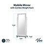 Viva Comfort Mobile Cuff Weight and Dumbbell Mirror Storage Rack, Gray (ADIME908-01)~#|#~F28C6486-8A25-4A0B-B534842336D9E51F_sc7