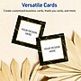 Avery Black with Gold Pattern Matte Blank Card, White, 90/Pack (S00-ETR)~#|#~F2976AFF-2A8F-4DEF-A9C5715252714965_sc7