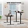 Huanuo 48"W Electric Rectangular Adjustable Standing Desk with Storage Drawer, Walnut (HNESD77WN)~#|#~F2985C37-D242-459E-BFB0BD9ED2A4E7F1_sc7