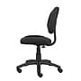 Boss Armless Ergonomic Fabric Swivel Task Chair, Black (B315-BK)~#|#~F299C0B4-00CA-4251-BC00196047098744_sc7