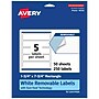Avery Laser/Inkjet Rectangle Multipurpose Labels, 1.75" x 7.75", White, 250 Labels/Box (94232)~#|#~F29D6637-9AD7-46D7-94C089016BCA3730_sc7